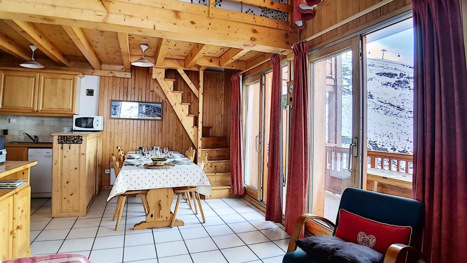 Residence Tetras Lyre - Appartement Duplex - Depart Et Retour Skis Aux Pieds - Balcon Mae-0204 Сен-Мартен-дьо-Белвил Екстериор снимка