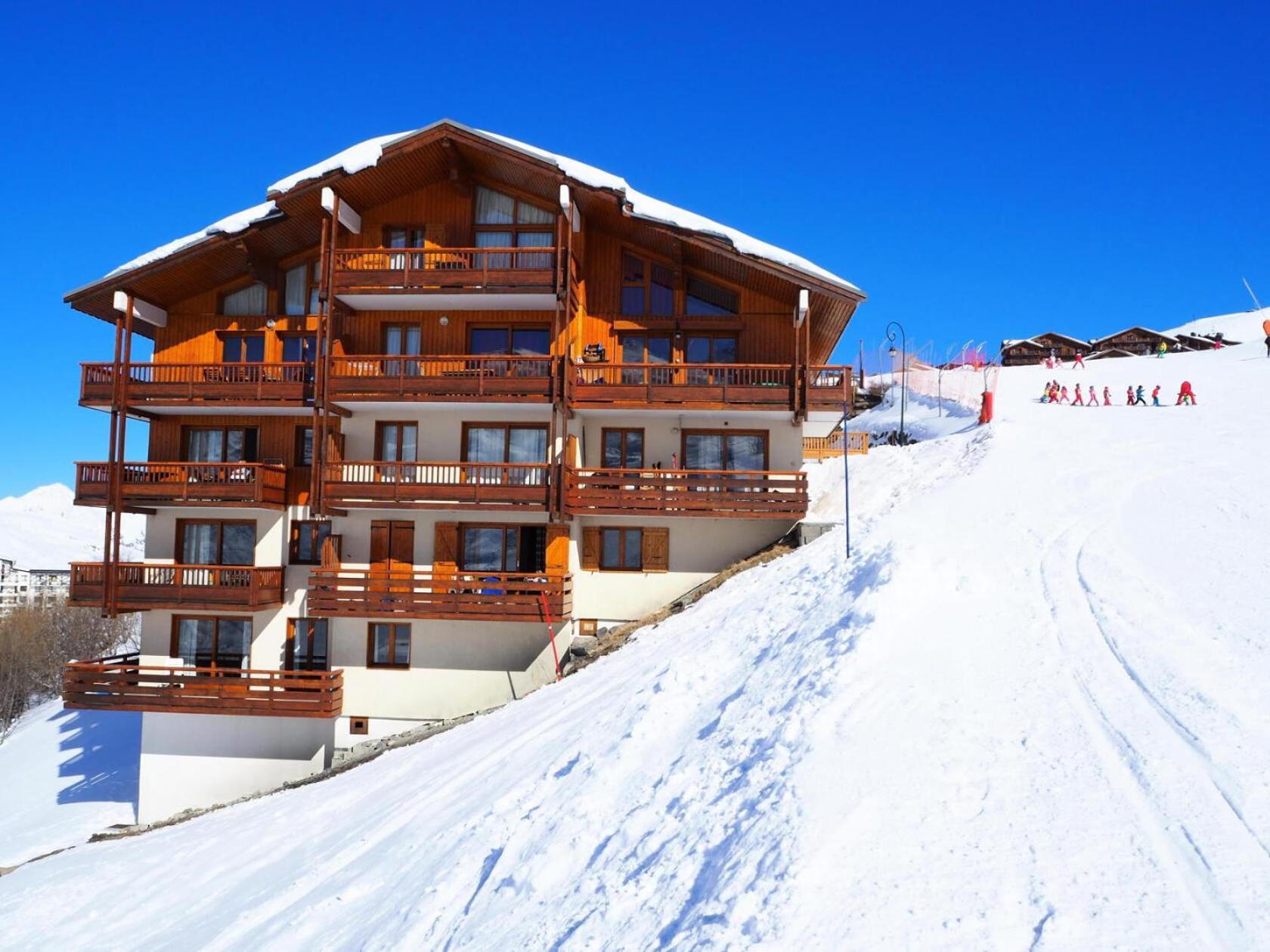 Residence Tetras Lyre - Appartement Duplex - Depart Et Retour Skis Aux Pieds - Balcon Mae-0204 Сен-Мартен-дьо-Белвил Екстериор снимка